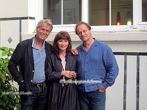 photo - with Grard Chambre - Claudine Ancelot and Pierre-Marie Escourrou