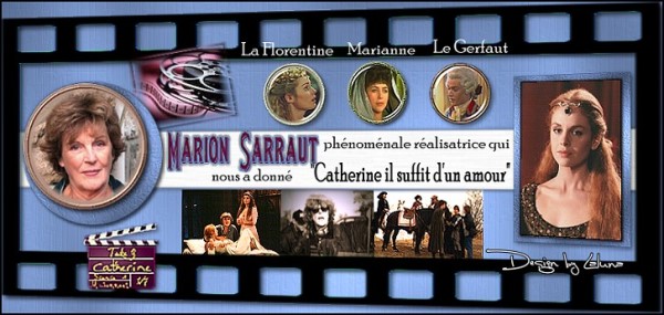 logo- Marion Sarraut - réalisatrice de Catherine,il suffit d'un amour